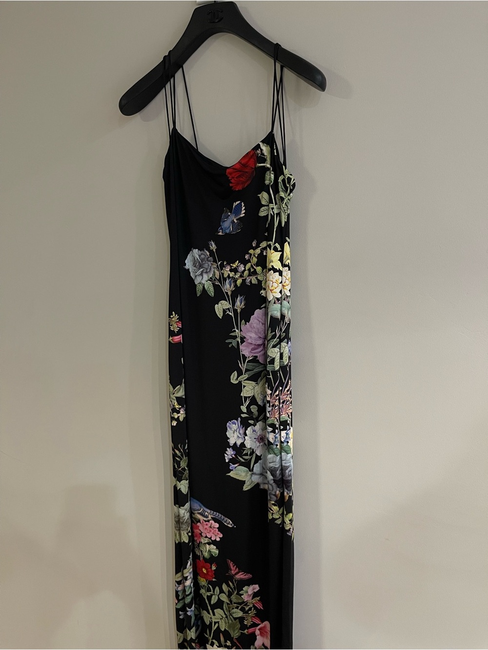 NEW Alice + Olivia Fifi Maxi Dress In Black Size 10 - Picture 11 of 16